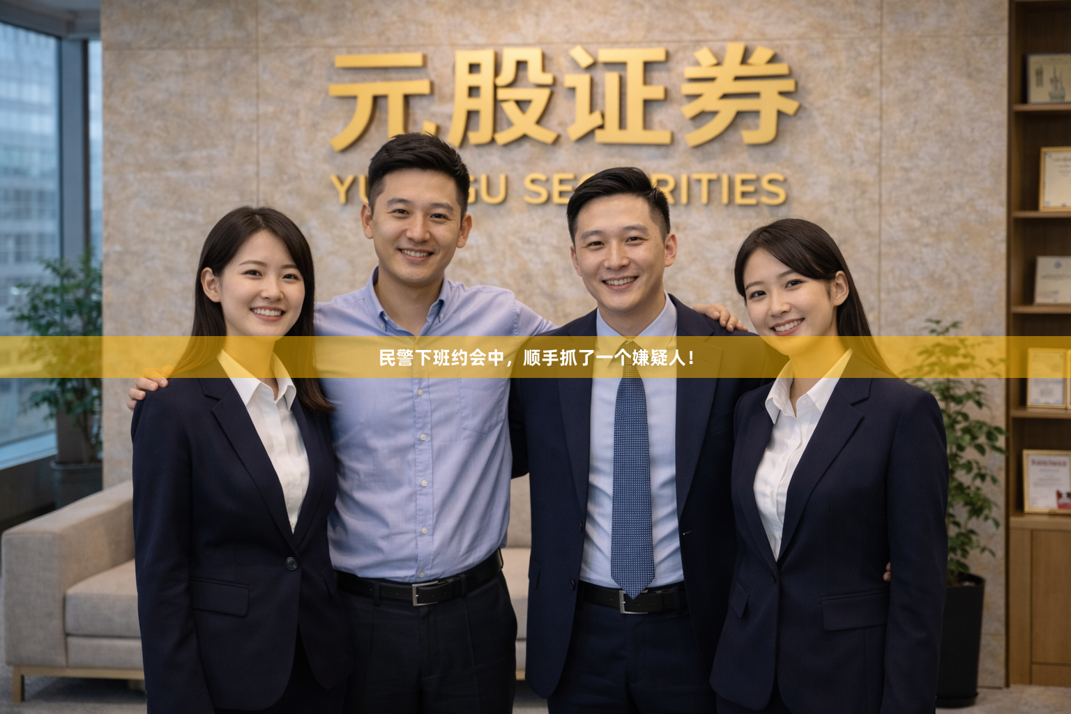 民警下班约会中，顺手抓了一个嫌疑人！